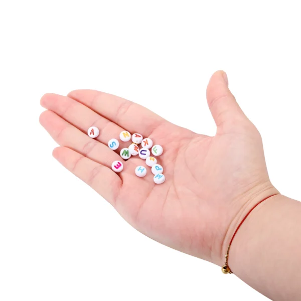 Clay Beads Kit with Letter Beads for Jewelry Making - Image 3