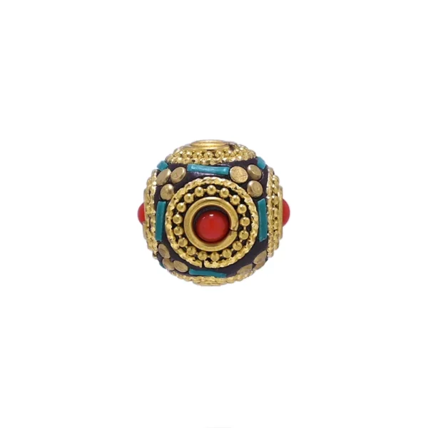 Clay Beads Kit - Tibetan Brass Colorful Beads - Image 5