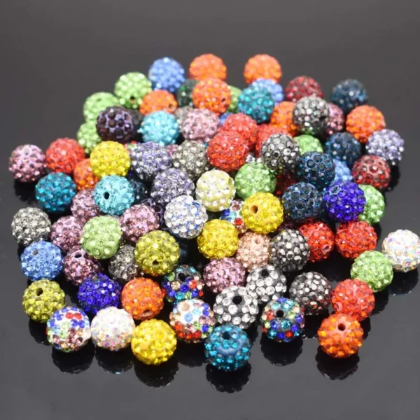 Clay Beads Kit Rhinestone Beads For Jewelry Making - Image 3