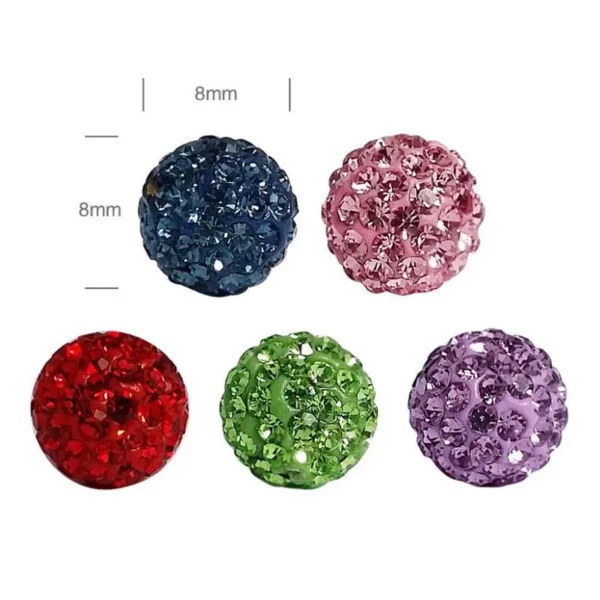 Clay Beads Kit Rhinestone Beads For Jewelry Making - Image 2