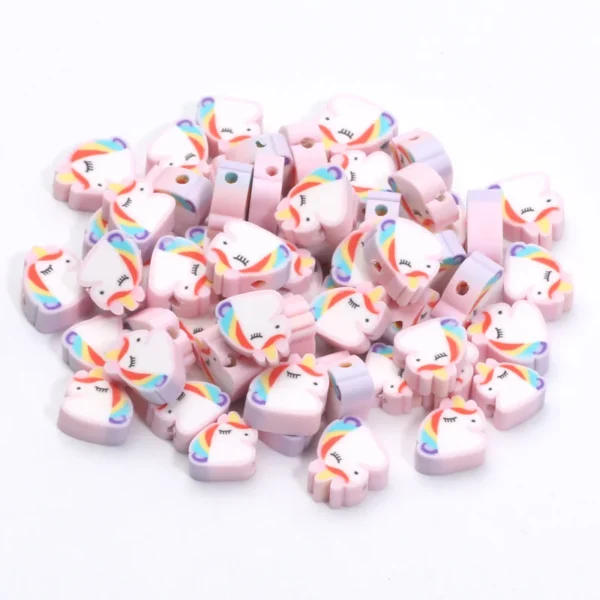 Clay Beads Kit - 10mm Unicorn Beads for Jewelry - Image 2