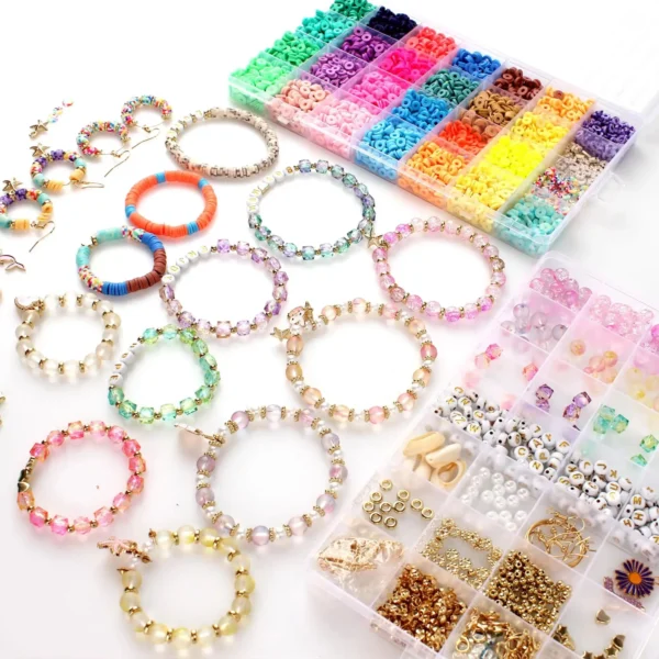 Clay Beads Kit – 6000+ Beads for Bracelet Making - Image 6