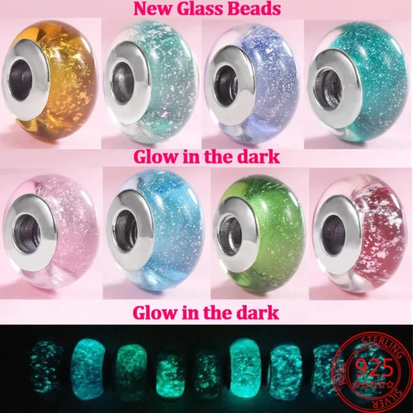 Clay Beads Kit with Murano Glass Stars, Clover & Hearts - Image 2