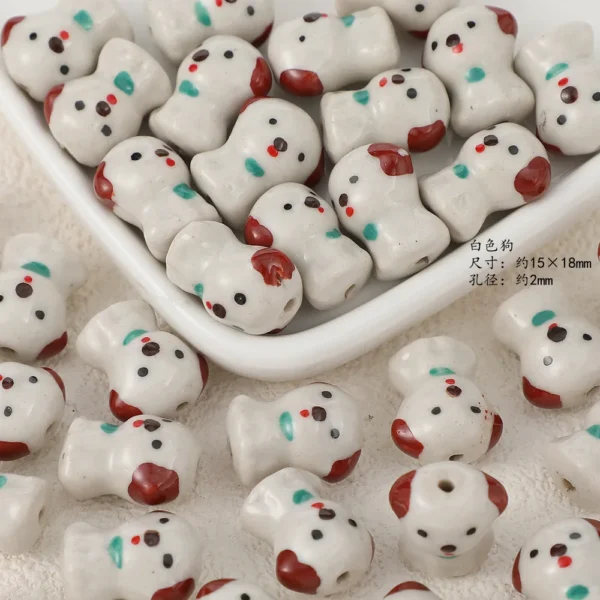 Clay Beads Kit – 4pcs Animal Shape Beads - Image 2