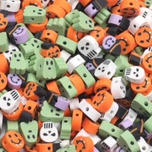Clay Beads Kit Halloween Polymer Clay Spacer Beads