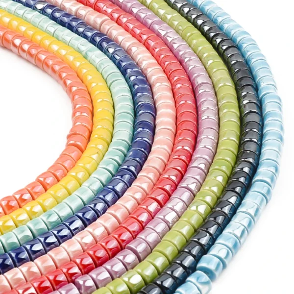 Clay Beads Kit: 30pcs Ceramic Spacer Beads for Jewelry - Image 4
