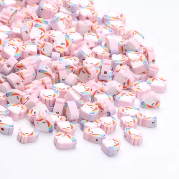 Clay Beads Kit - 10mm Unicorn Beads for Jewelry - Image 5