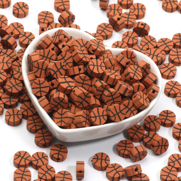 Clay Beads Kit: 9mm Basketball Beads (20/50/100pcs) - Image 6