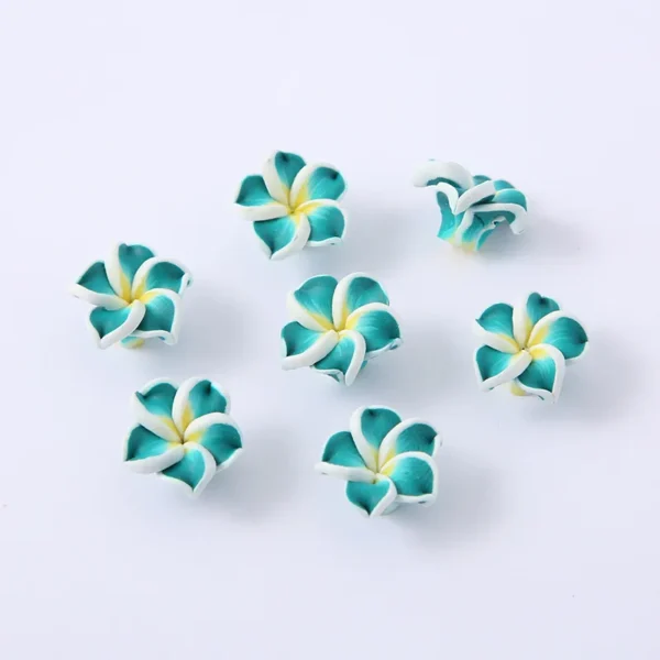 Clay Beads Kit 15mm Plumeria Flowers for DIY Jewelry - Image 5