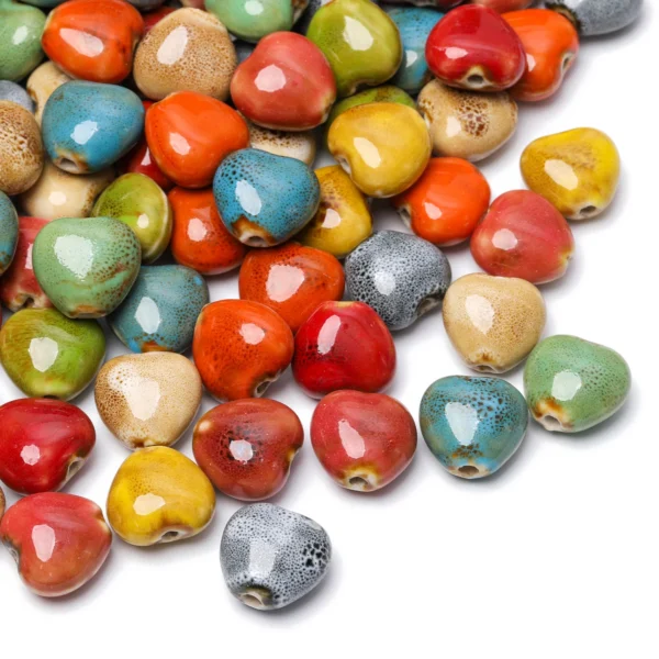Clay Beads Kit 12mm Heart Beads for Jewelry - Image 2
