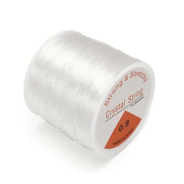 Clay Beads Kit: 100m Elastic Bracelet String Cord - Image 2