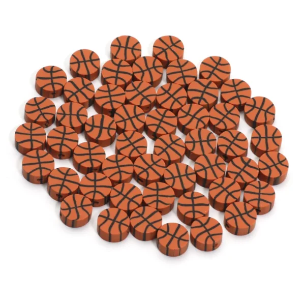 Clay Beads Kit: 9mm Basketball Beads (20/50/100pcs) - Image 5