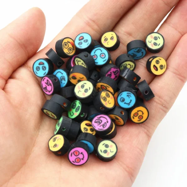 50pcs 10mm Mixed Fruit & Animal Clay Beads Kit - Image 6