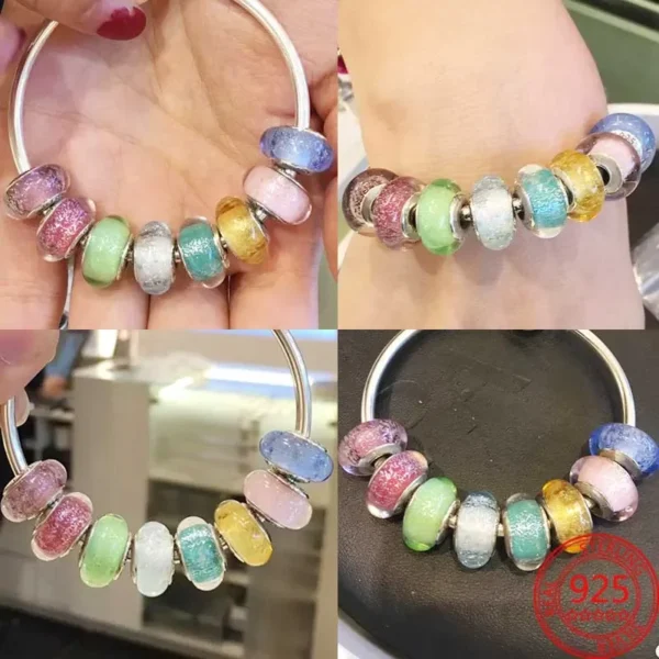 Clay Beads Kit with Murano Glass Stars, Clover & Hearts - Image 6