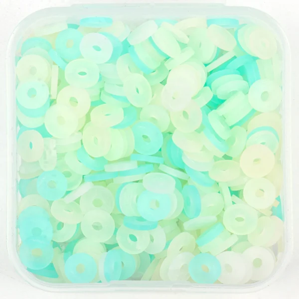 Clay Beads Kit - 500pcs Green Spacer Beads - Image 10