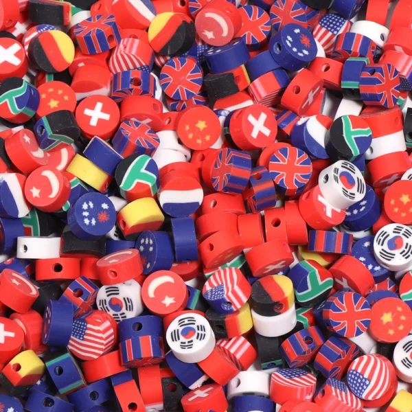 50pcs Clay Beads Kit for DIY Jewelry Making