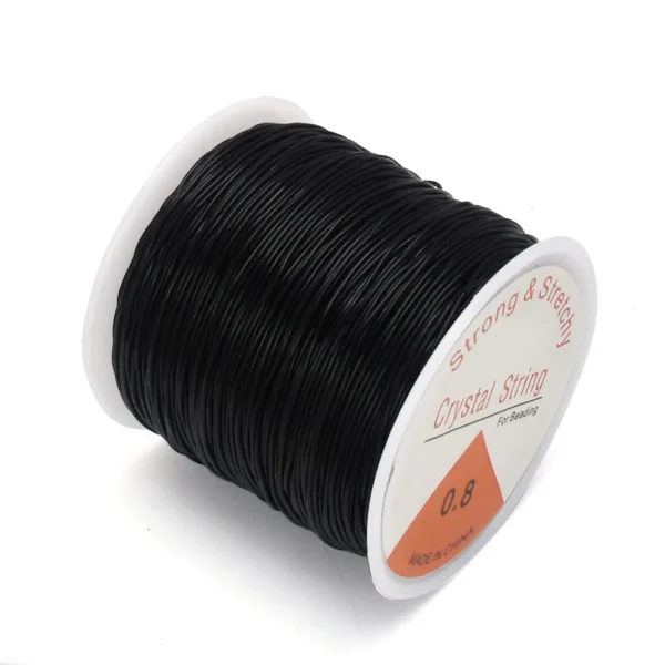 Clay Beads Kit: 100m Elastic Bracelet String Cord - Image 3