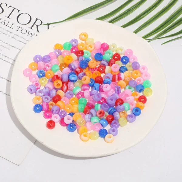 Clay Beads Kit with Large Hole Pony Beads for Crafts - Image 5