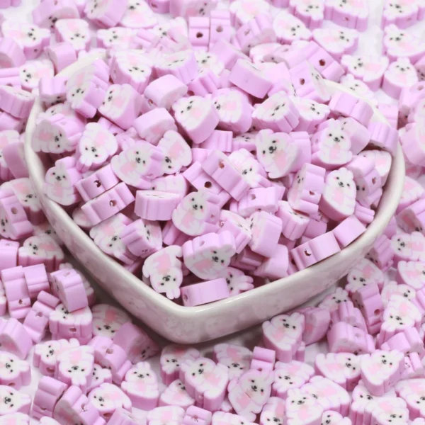 Cute Rabbit Clay Beads Kit for Jewelry Making - Image 5