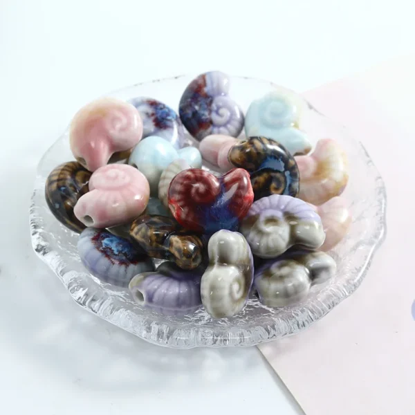 Clay Beads Kit with Ceramic Conch Beads for Jewelry - Image 3