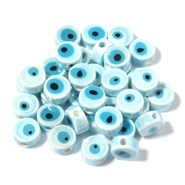 Clay Beads Kit with 20 Evil Eye Beads for Jewelry - Image 7