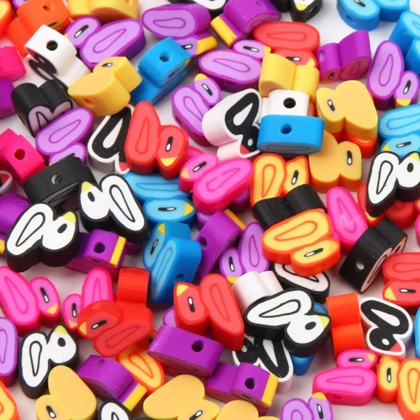 Clay Beads Kit with Fruit, Animal Spacer Beads for Jewelry - Image 4