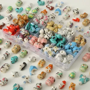 Clay Beads Kit – 4pcs Animal Shape Beads