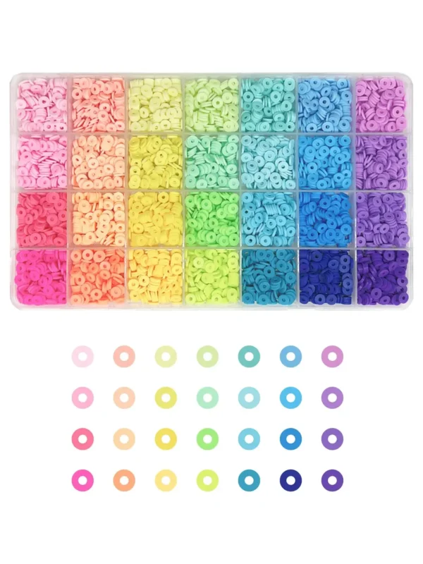 4200pcs Clay Beads Kit for Bracelet Making