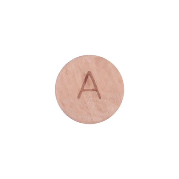 Clay Beads Kit, 50pcs Wooden Alphabet Beads for DIY Jewelry - Image 6