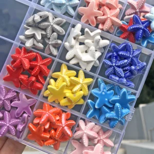 Clay Beads Kit with 10 Starfish Beads