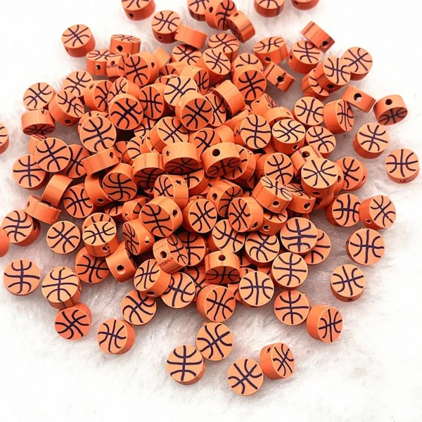 Clay Beads Kit - 30pcs Rugby Shape Beads for Jewelry - Image 4
