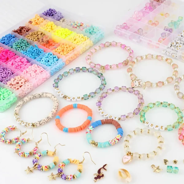 Clay Beads Kit – 6000+ Beads for Bracelet Making - Image 5