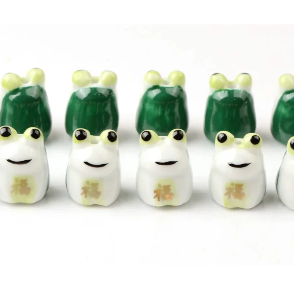 Clay Beads Kit Frog Ceramic Beads for Jewelry Making - Image 8