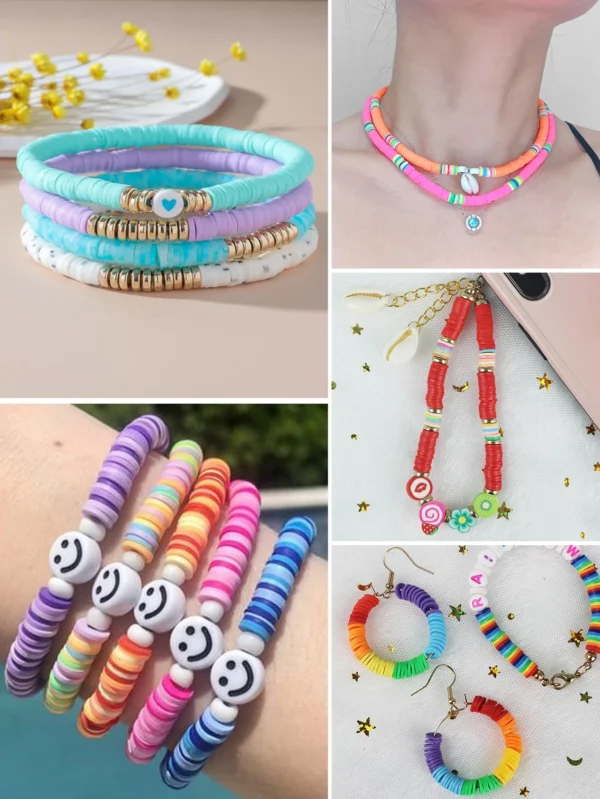 Clay Beads Kit 2250pcs Colorful Beads Set - Image 11