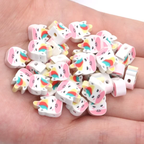 Clay Beads Kit Unicorn Beads for Jewelry Making - Image 3