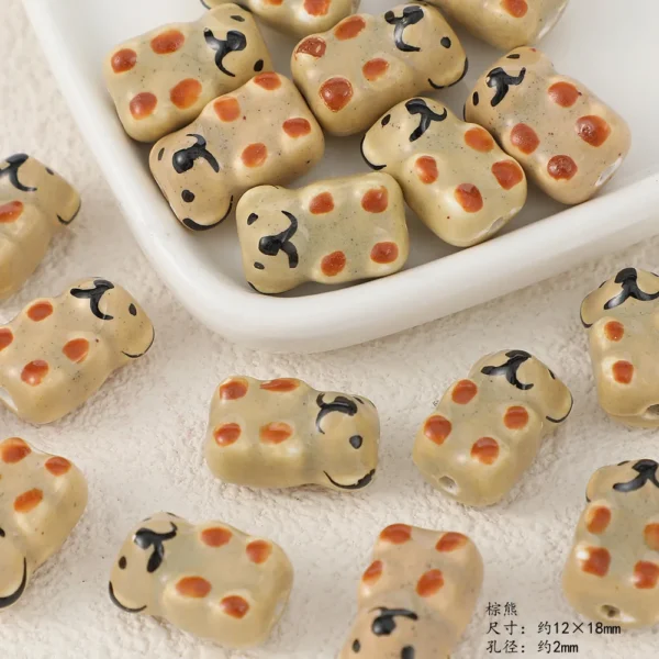 Clay Beads Kit – 4pcs Animal Shape Beads - Image 4