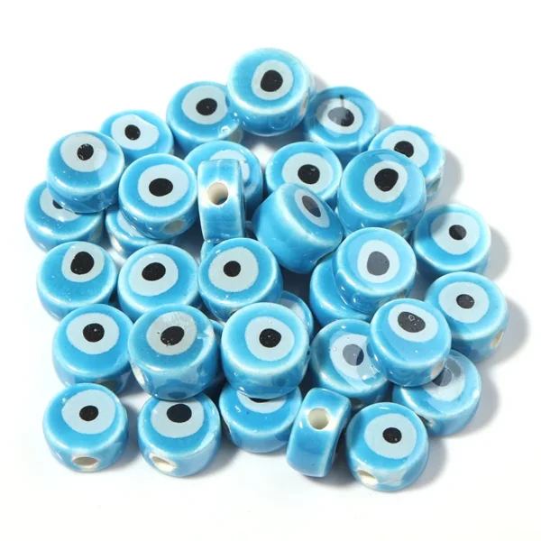 Clay Beads Kit with 20 Evil Eye Beads for Jewelry - Image 2