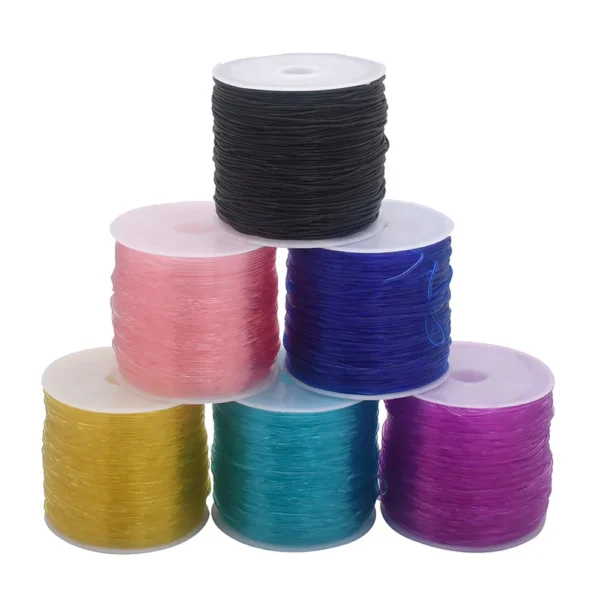Clay Beads Kit: Elastic Crystal Thread for Jewelry - Image 3