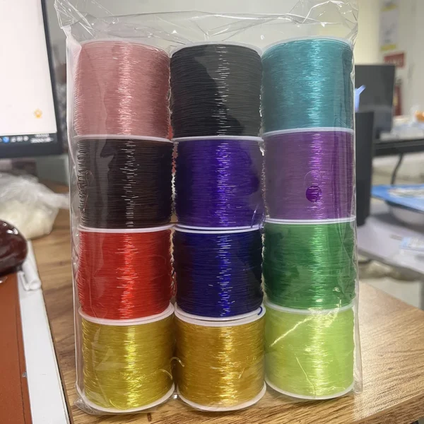 Clay Beads Kit: Elastic Crystal Thread for Jewelry - Image 2