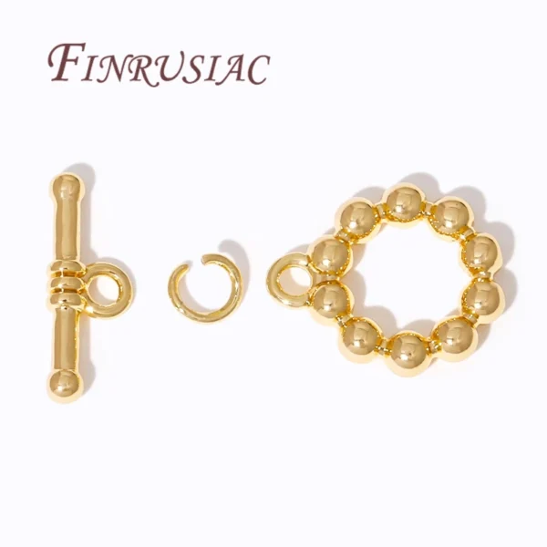 Clay Beads Kit - 18K Gold Plated End Clasps - Image 3