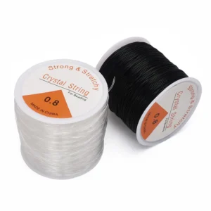 Clay Beads Kit: 100m Elastic Bracelet String Cord