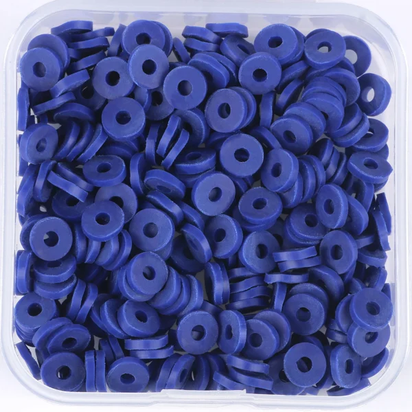 Clay Beads Kit: 500pcs 6mm Blue Beads for DIY - Image 5