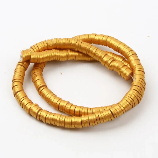 Clay Beads Kit - 350pcs Gold Round Spacer Beads - Image 6