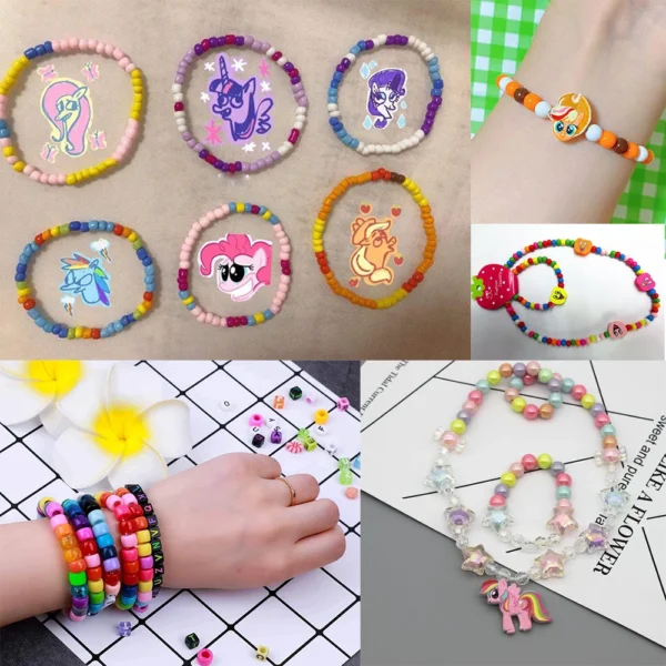 Clay Beads Kit - 100pcs Sequin Acrylic Beads for DIY - Image 6