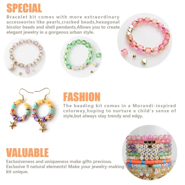 Clay Beads Kit – 6000+ Beads for Bracelet Making - Image 4