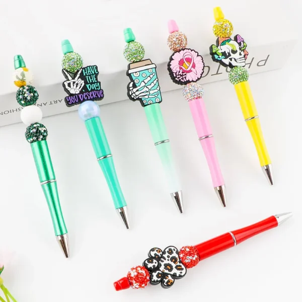 Clay Beads Kit: 10Pcs 16mm Acrylic Rhinestones for DIY - Image 3